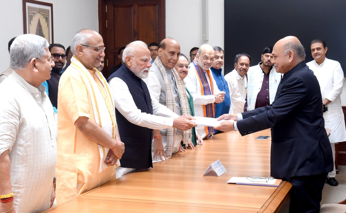 Amit Shah (@amitshah) on Twitter photo The NDA’s vice presidential candidate, Shri C. P. Radhakrishnan Ji, represents people who have risen from the grassroots through the path of struggle. Today, joined PM Shri <a href="/narendramodi/">Narendra Modi</a> Ji and other leaders in the filing of Radhakrishnan Ji's nomination.
<a href="/CPRGuv/">CP Radhakrishnan</a> The NDA’s vice presidential candidate, Shri C. P. Radhakrishnan Ji, represents people who have risen from the grassroots through the path of struggle. Today, joined PM Shri <a href="/narendramodi/">Narendra Modi</a> Ji and other leaders in the filing of Radhakrishnan Ji's nomination.
<a href="/CPRGuv/">CP Radhakrishnan</a>