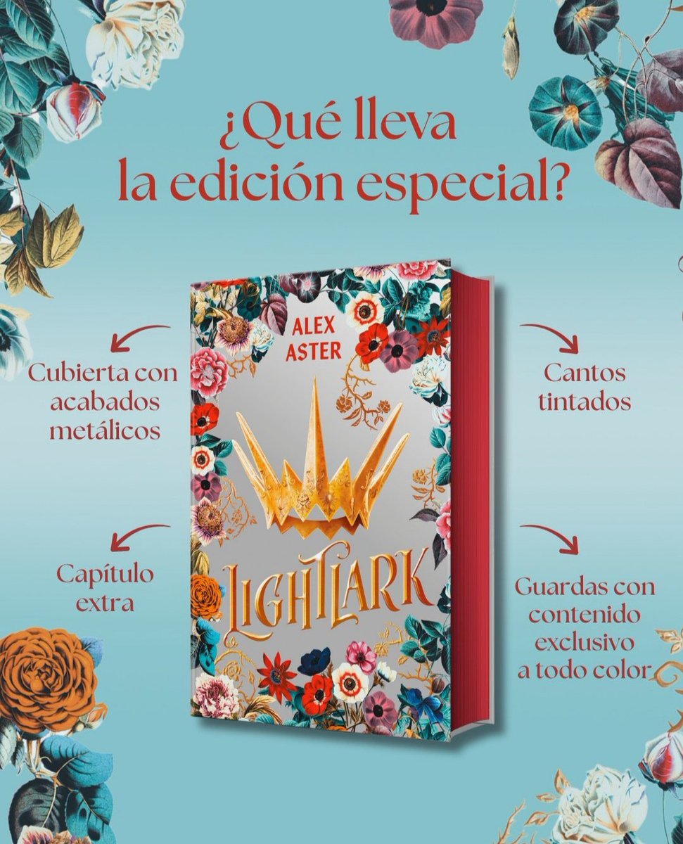 Lawerson6's tweet photo. ❗ATENCIÓN❗
📖PRÓXIMA NOVEDAD
@somosinfinitos anuncia una EDICIÓN ESPECIAL de #Lightlark de Alex Aster.
Tendrá un capítulo extra, cantos tintados, una cubierta con acabados metálicos y guardas con contenido exclusivo. Saldrá a la venta el próximo 9 de octubre. https://t.co/kGkZKRTBhL