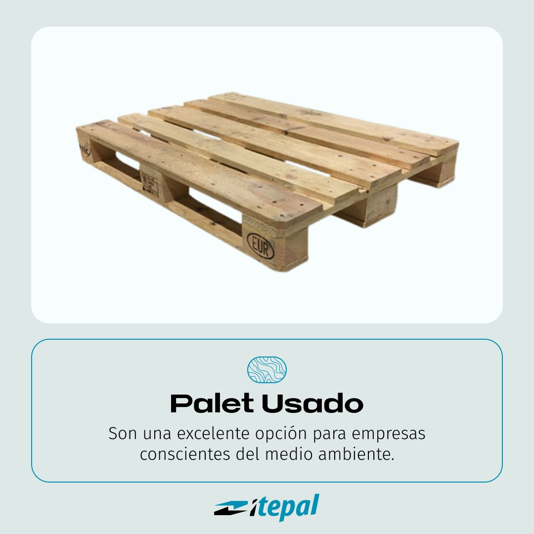 ➡️​ En Itepal, ofrecemos una amplia gama de palets usados, incluyendo opciones europeas y americanas, que combinan calidad, sostenibilidad y economía. ¿Quieres saber más? Contáctanos: itepal.com
