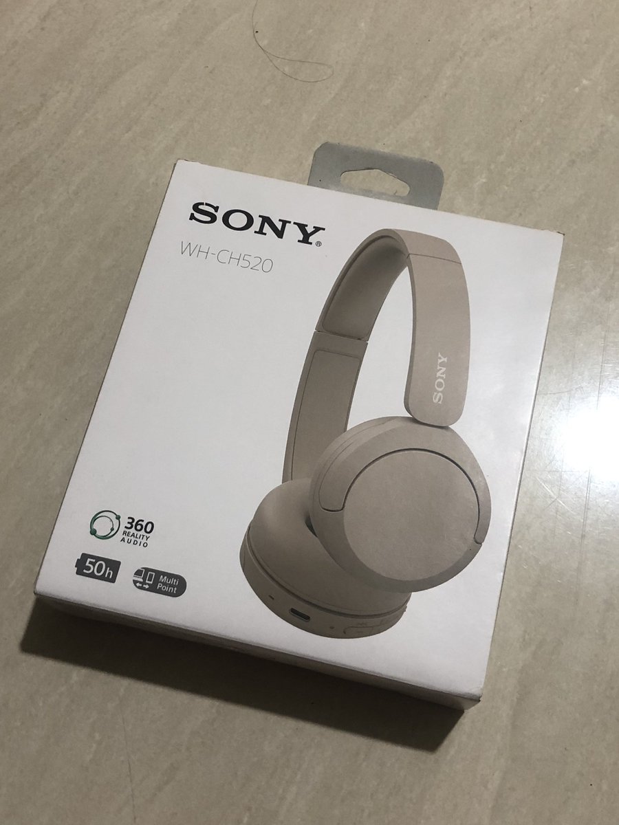 hareupa's tweet image. bantu rt 
WTS‼️
Preloved Headphone Sony WH-CH520
Kondisi masih bagus, pemakaian pribadi
Ori beli di sony official toko 🍊
Rp. 450.000
Nego by DM!
