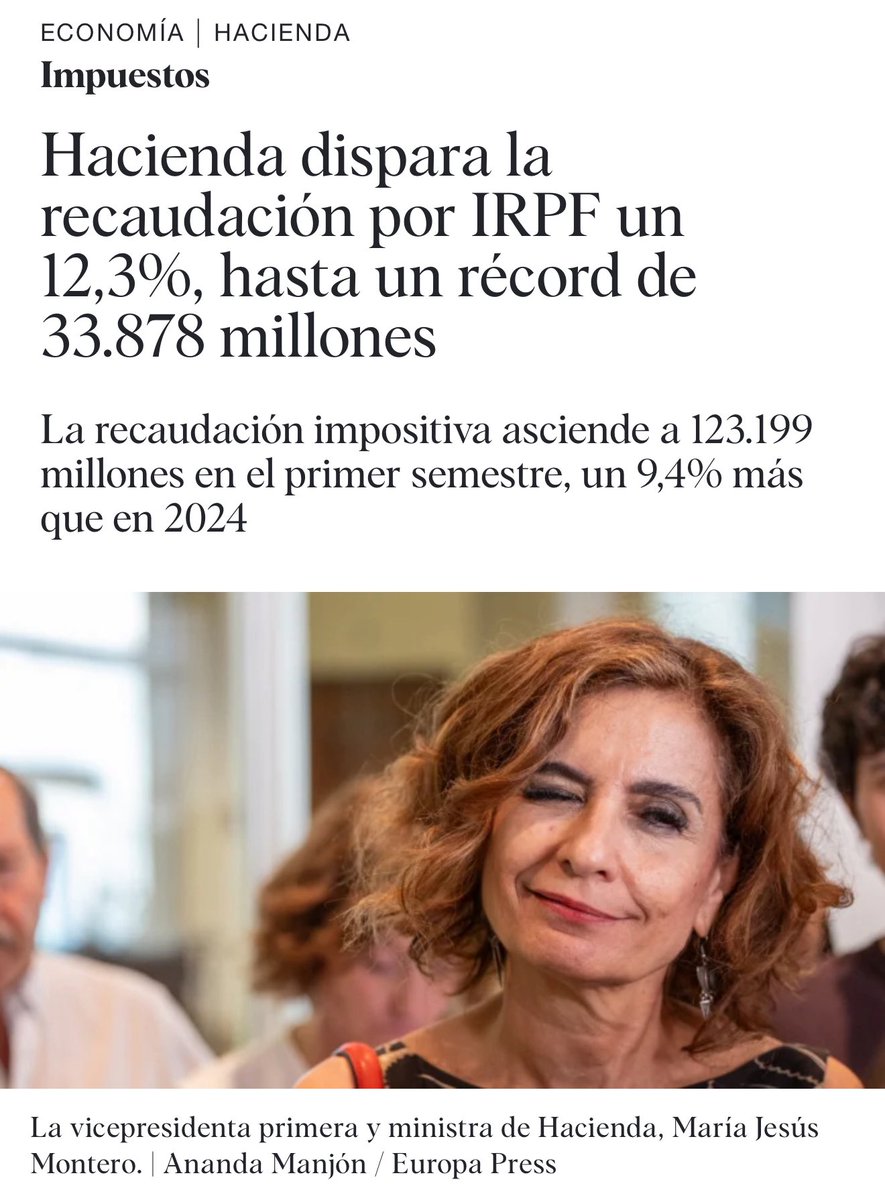 wallstwolverine's tweet image. No se paran de batir récords de recaudación y cuando más dinero tiene el Estado, peor sirve a los ciudadanos cuando se le espera.
La gente va a empezar a hacerse preguntas.