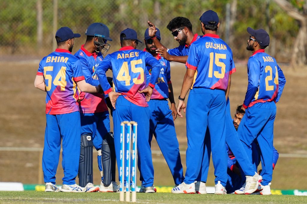 ☀️ Sunshine, smiles &amp; a Rhino win! 🌴

Another one locked with a 33 run triumph under the Aussie sun ☀️🏏

#NepalCricket