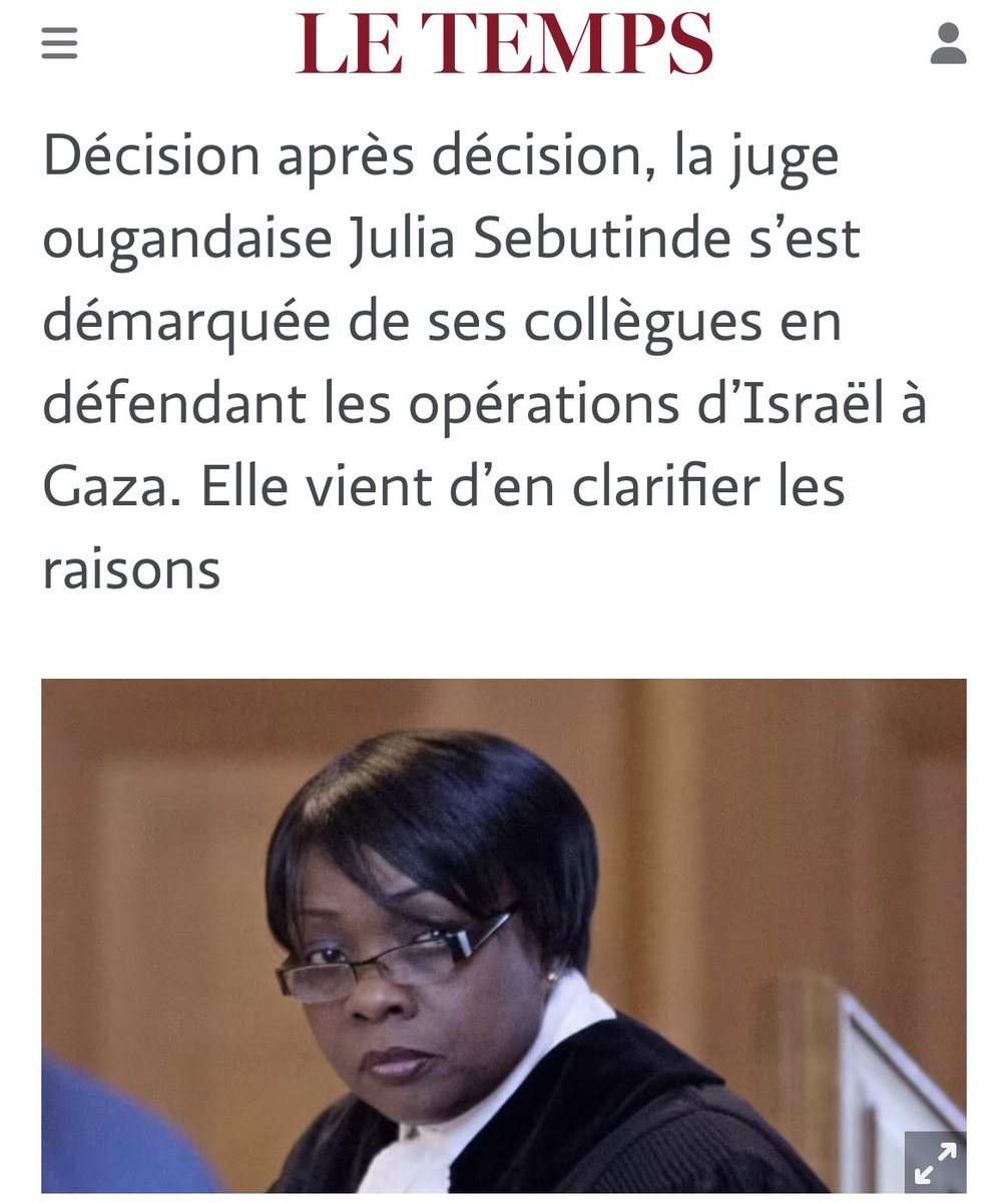 «Le Seigneur compte sur moi pour me tenir aux côtés d’Israël. J’espère être du bon côté de l’histoire car la fin des temps est proche »
Julia Sebutindé

Le problème de l’Afrique est également dans l’obscurantisme religieux de ses élites …