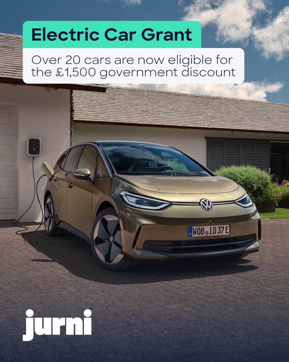 Jurni Leasing (@jurnileasing) on Twitter photo 20+ cars now qualify for the Β£1,500 Electric Car Grant β‘
From small city cars to spacious family EVs, the list of eligible models is growing fast.
See which cars qualify π jurnileasing.co.uk/blog/all-the-cβ¦
Explore electric lease deals π jurnileasing.co.uk/search?search-β¦
#ElectricCarGrant 20+ cars now qualify for the Β£1,500 Electric Car Grant β‘
From small city cars to spacious family EVs, the list of eligible models is growing fast.
See which cars qualify π jurnileasing.co.uk/blog/all-the-cβ¦
Explore electric lease deals π jurnileasing.co.uk/search?search-β¦
#ElectricCarGrant