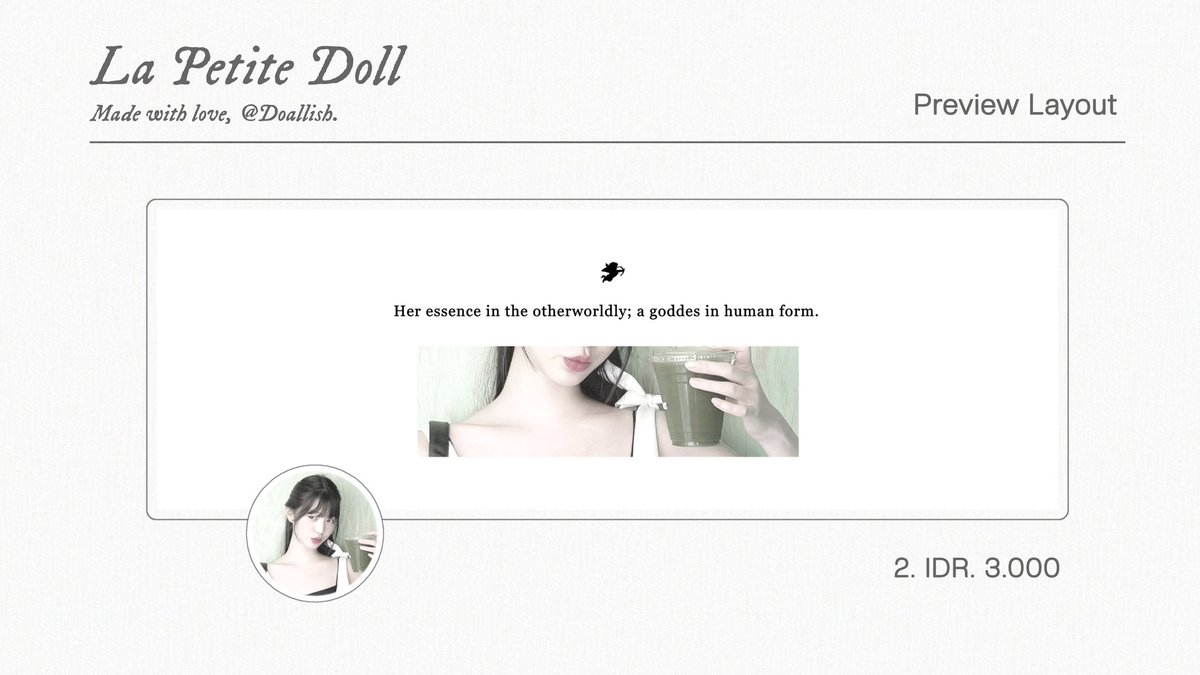 Geimbuy's tweet image. ⠀
help  repost, tysm! 

layout   jang  wonyoung  dan  rei  ive
ready  stock,   price  on      pict,   free   
retext.  DM   for  take.  ❤︎ #zonauang️
⠀