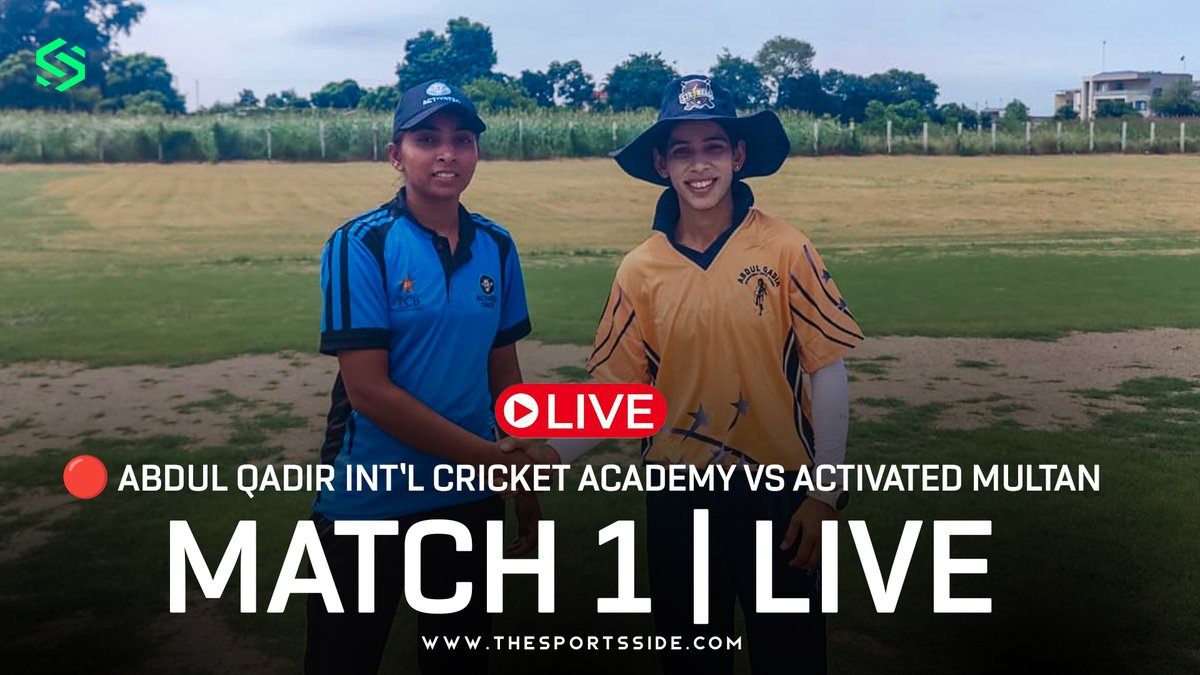Tune in now! Abdul Qadir Academy 🆚 Activated Multan Cricket. streaming LIVE on The Sports Side YT

youtube.com/live/VvEVoIdoc…
