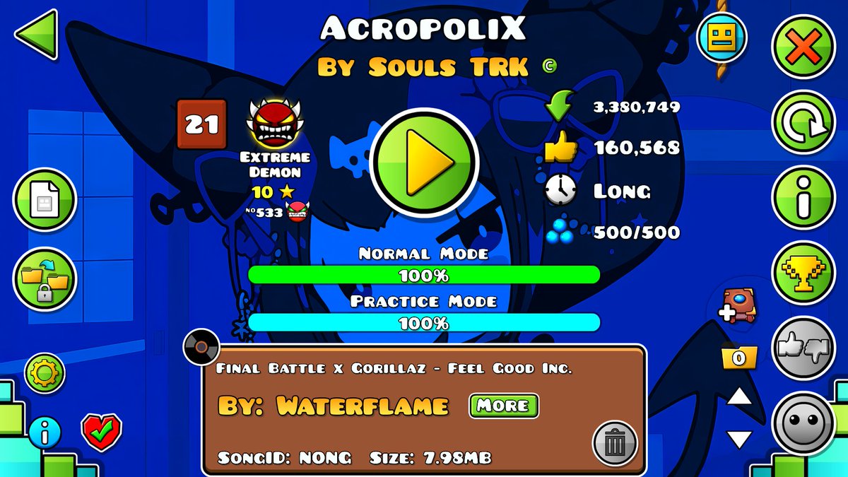 AcropoliX 100% // 5th extreme // 1600+ atts