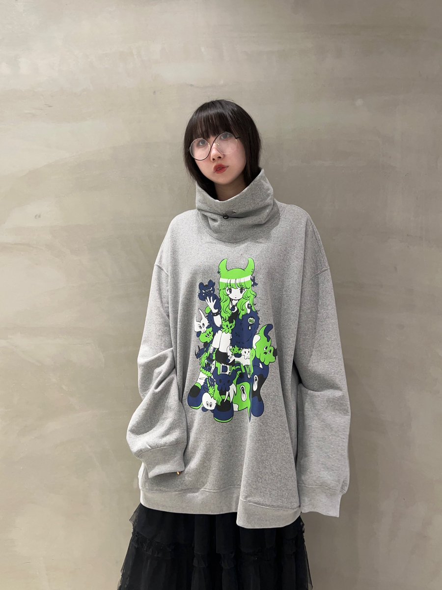 HIRO ハイネックスウェット (Kidill) HIRO ハイネックスウェット (Kidill) ハイネックtシャツ