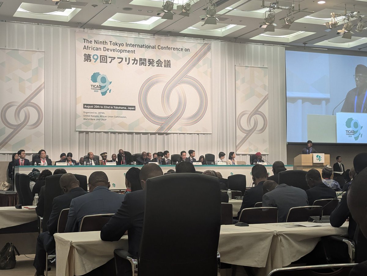 Austin Opata (@austinopata) on Twitter photo Day 2 for the IGAD delegation in Yokahama.
At #TICAD9, the Executive Secretary underscored IGAD’s steadfast partnership with its Member States, the <a href="/_AfricanUnion/">African Union</a>, and Japan in advancing peace, stability, and development across our region, an enduring testament to the strength Day 2 for the IGAD delegation in Yokahama.
At #TICAD9, the Executive Secretary underscored IGAD’s steadfast partnership with its Member States, the <a href="/_AfricanUnion/">African Union</a>, and Japan in advancing peace, stability, and development across our region, an enduring testament to the strength