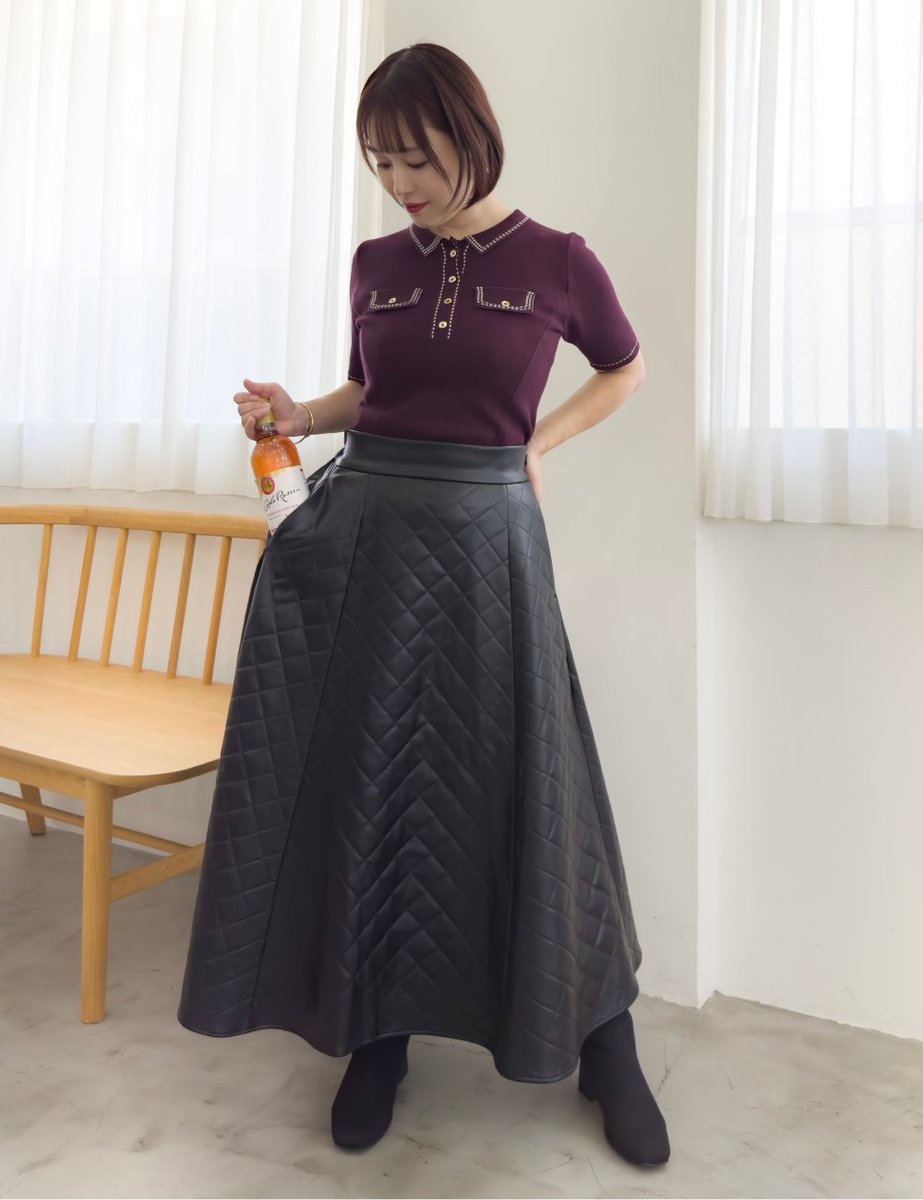 CINEMATIQ シネマティック エンボスフラワースカート 元鈴木さん エンボスフラワースカート | CINEMATIQ by Pinup Closet