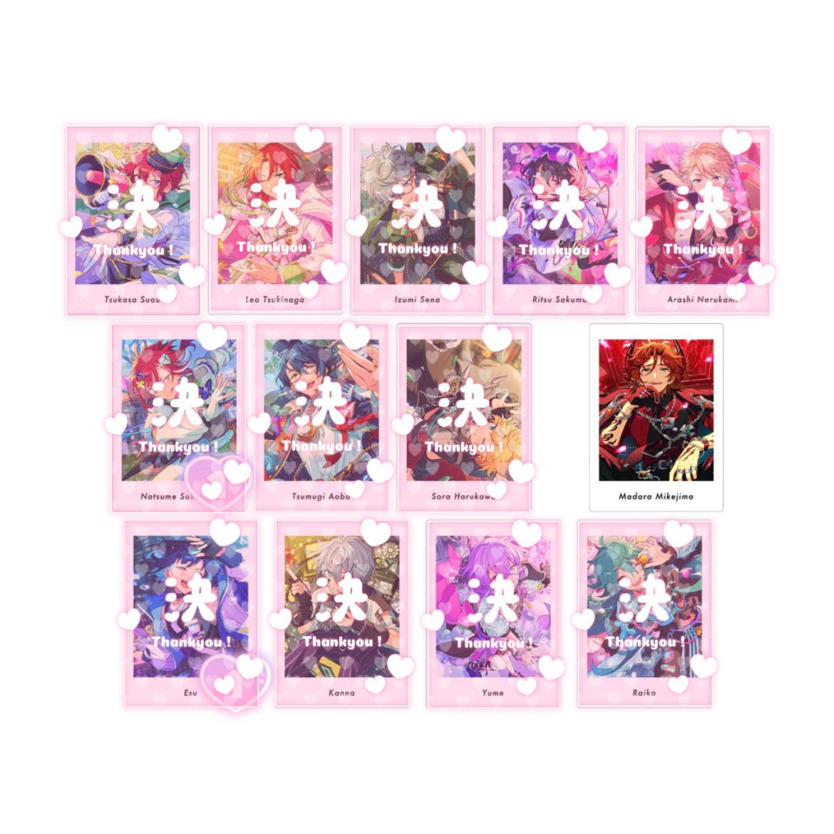 sutea_19's tweet photo. ꒰ 交換 仮約束 譲渡 ꒱あんスタ
P.A.shots!! ぱしゃっつ Vol.6 Action 
5box予約予定

求￤こはく 定価＋送料

譲￤茨 渉 北斗 巽 ゆうた アドニス 光 斑 

❥仮約束のため出なければ白紙
❥郵送交換希望
❥1部お声がけ中

検索からでもお気軽にお声がけ下さい🍀.* https://t.co/evUfEFKfAz