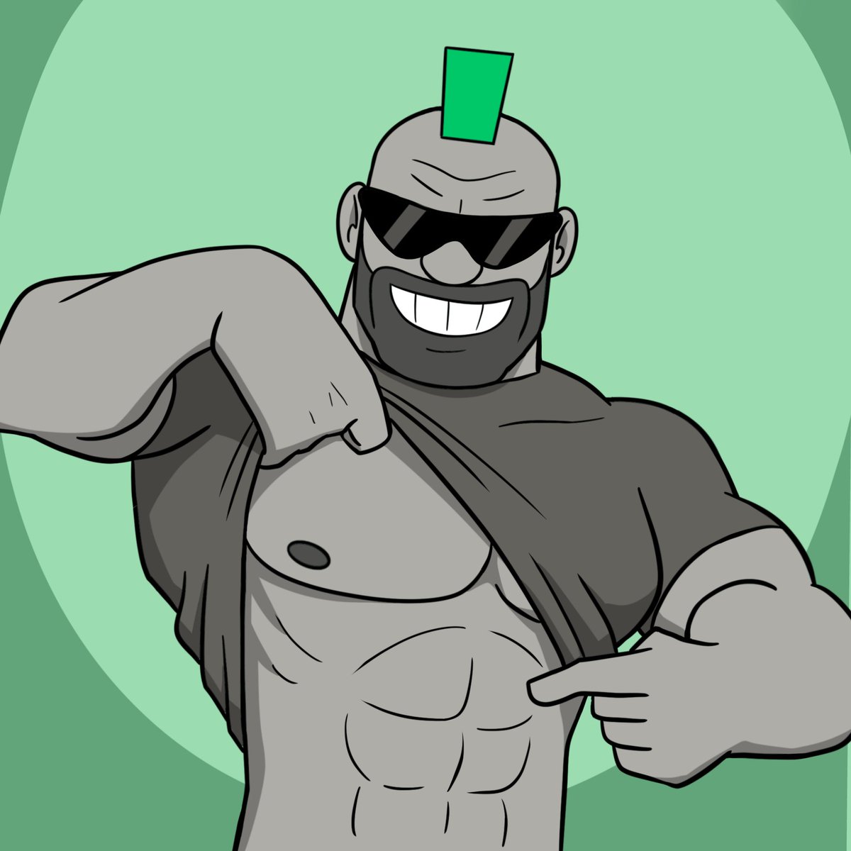 Gmabs , 
AbsChad check routine.
Show your abs!