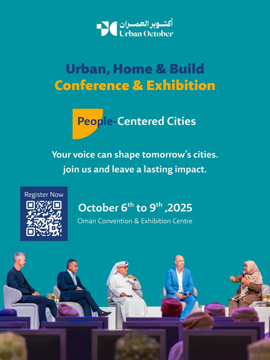 Share your insights and help shape the cities of tomorrow. 💫 
Submit your abstract today and be part of the dialogue that drives lasting impact.

#Urban_October2025 

Register now 🔗

lnkd.in/dCzJ8vTX

#Housing_andUrban_planing