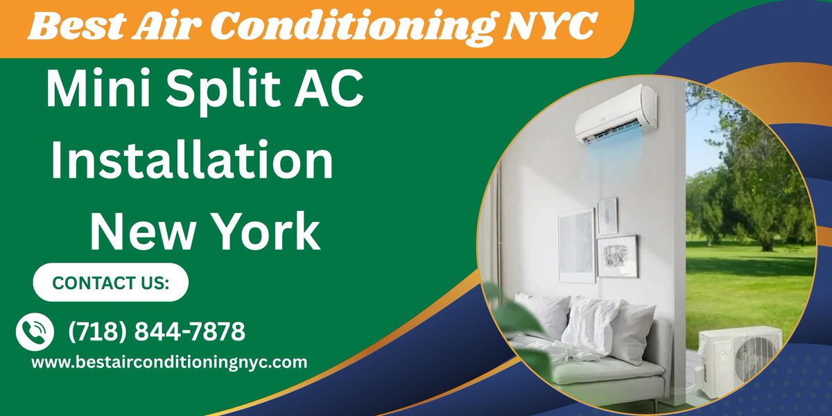Bestairconditio's tweet photo. Mini Split AC Installation New York | Mini Split AC Services New York | Mini Split AC Repair New York | Contact Us (718) 844-7878, Visit Now https://t.co/GIxKeUiry9 #hvac #plumbing #airconditioning #cooling #hvaclife #plumber #heatingandcooling #hvacservice #furnace #ac https://t.co/8eMNkuaUTh