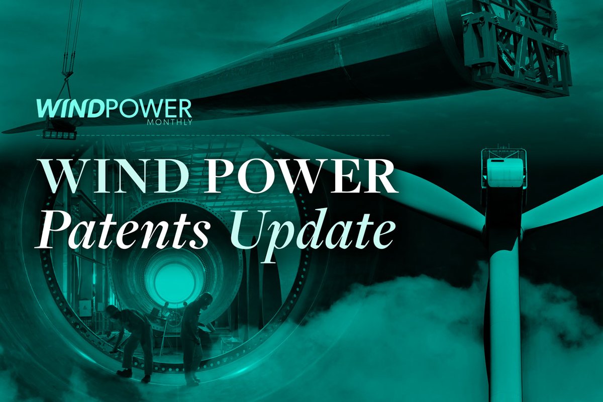 Windpower Monthly rounds up the latest patents for wind power technology granted and applied for in the last week
#windpower #renewables #energytransition
tinyurl.com/3jturka7