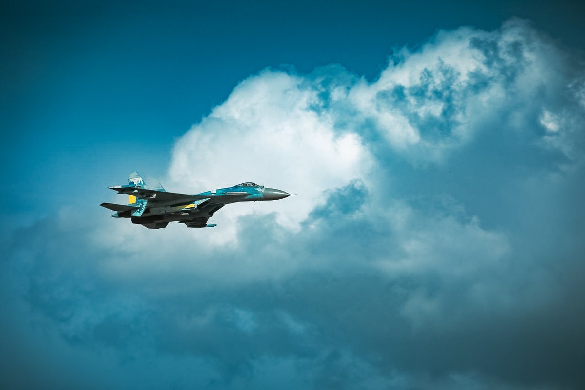 Su-27 🔵 of the Ukrainian Air Force