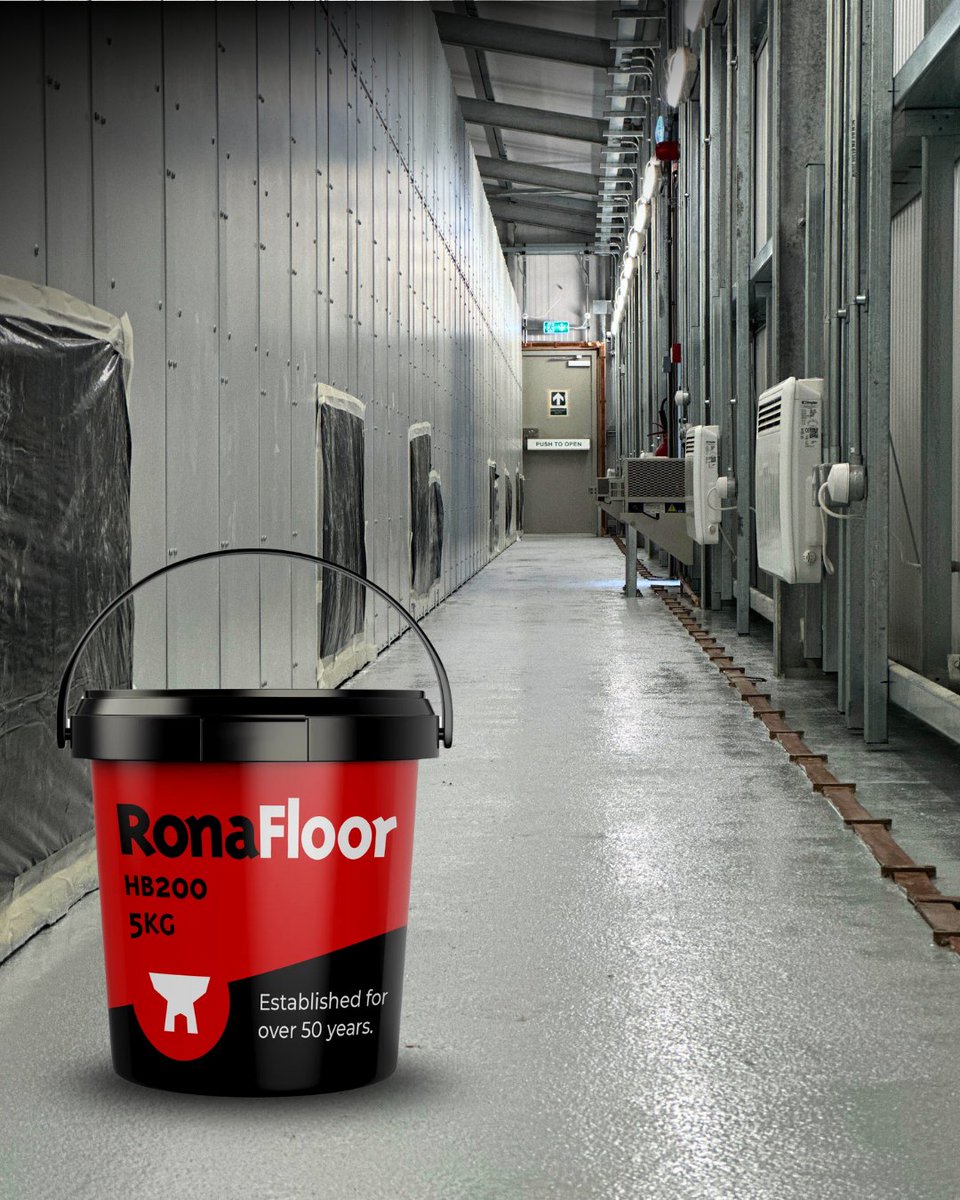 Ronacrete's tweet photo. RonaFloor HB200 – High-Performance Protection for Demanding Environments

Its seamless, high-gloss finish enhances appearance while making cleaning and maintenance quick and straightforward.

Explore the full product details: https://t.co/jb6FOusMBs https://t.co/v3OPYamg36