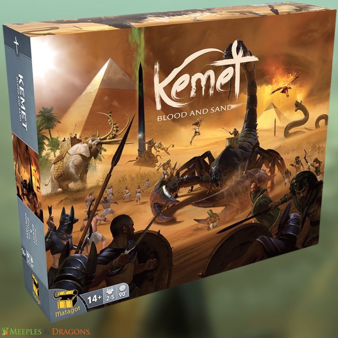With Kemet: Blood and Sand get ready to become an Egyptian God. Open the gates of your city, and let your troops sing the song of war to please you and claim your dominance as master of Ancient Egypt.

rfr.bz/t7068ca

#boardgame #boardgames #Kemet