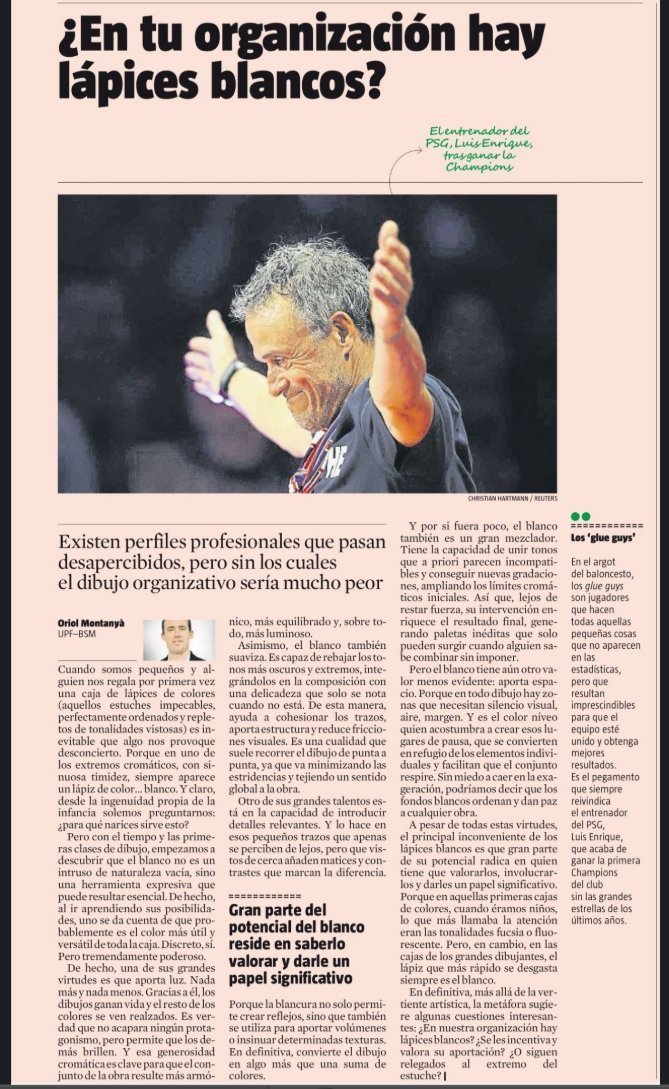 Un artículo sobre las personas que en las organizaciones son relevantes pero no brillan ni buscan protagonismo
