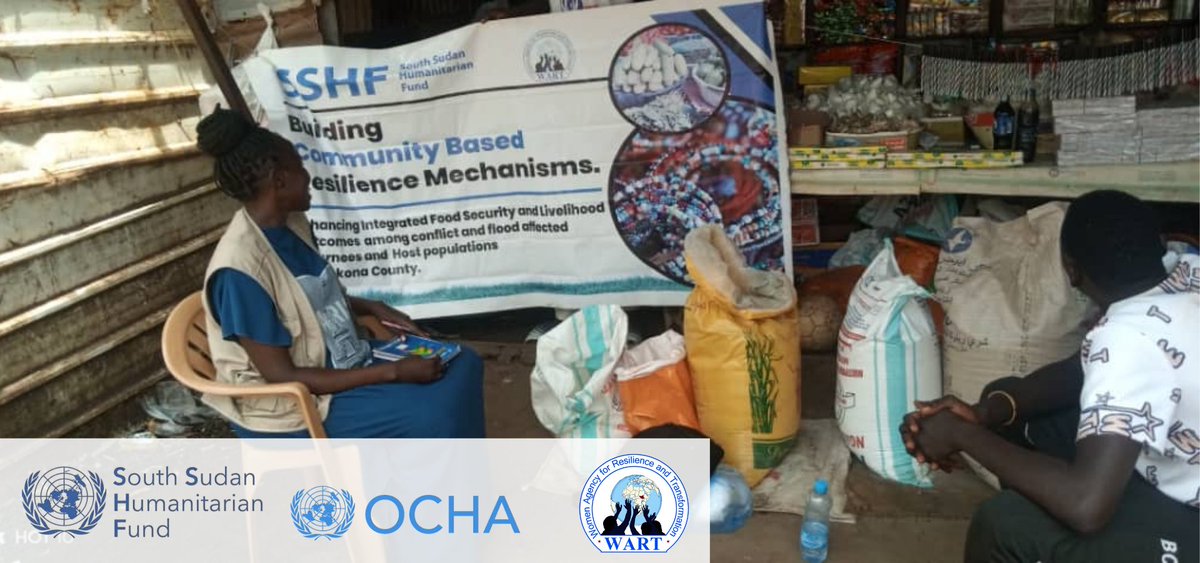 alex_omondi23's tweet photo. #Bentiu, @Wartsouthsudan monitored CBOs supported by @UNOCHA_Sudan @SSHF in Rubkona.
Groups visited in Thowmangor Boma:
Putyang Business Group (bakery, farm, shop, restaurant)
Unity State Youth Union - restaurant
Peace Committee (shop)
Microgrants = resilience, recovery & hope. https://t.co/6i524uhlha