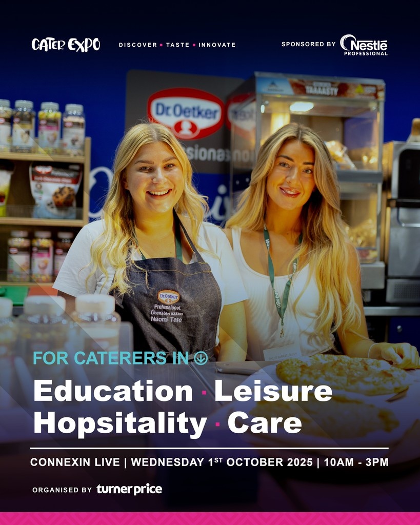Calling all caterers in education, leisure, hospitality, and care! 🔊

Join us at the #CaterExpo Hull, where you can explore the very best in food and drink from 100+ leading foodservice brands. 🍴

🎟️ Register your FREE place today: bit.ly/4jX8Pqi