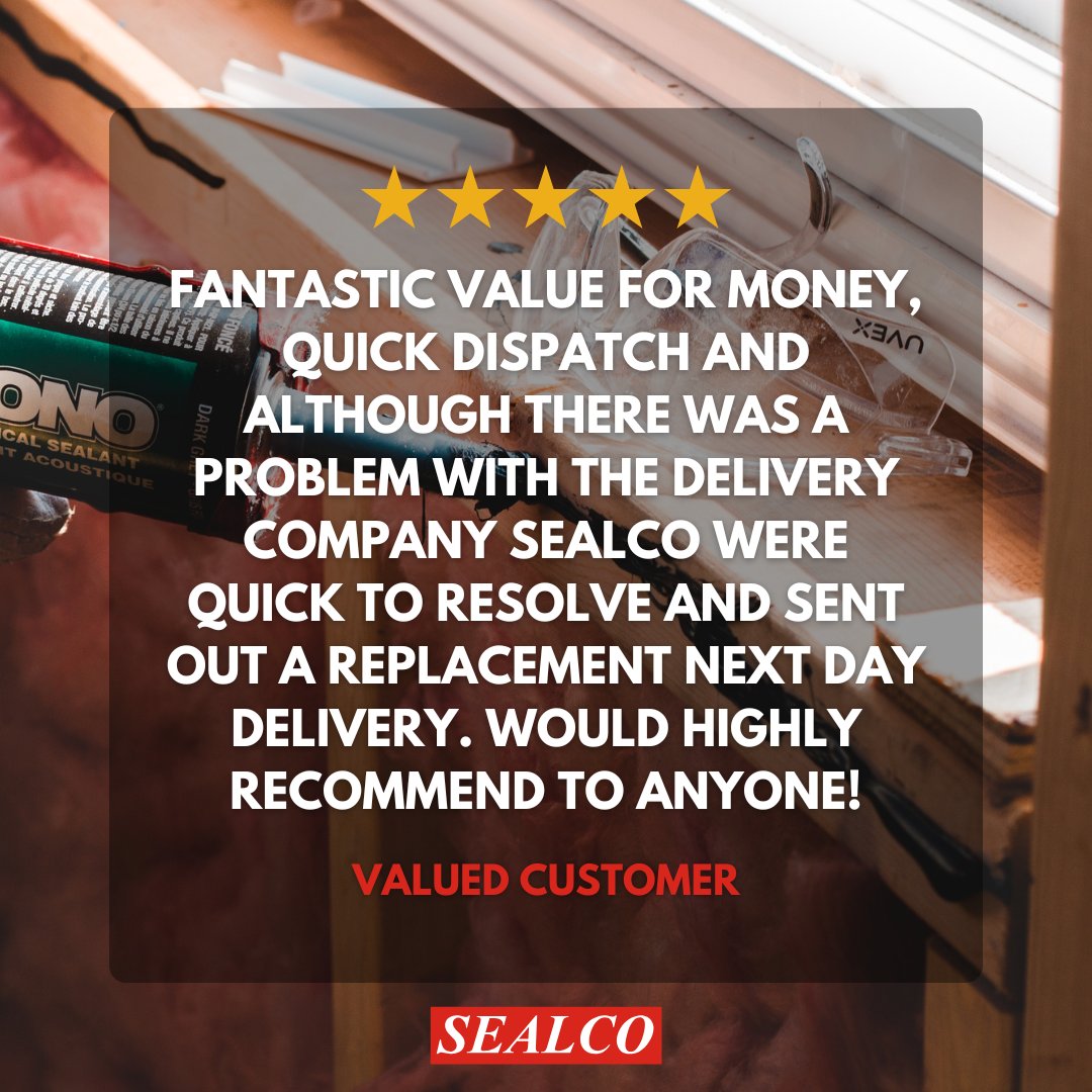 We always try to go above and beyond here at Sealco 👏

Have you had a positive experience with us? Why not leave us a Google review: share.google/rQZkgsJquI2T3J…