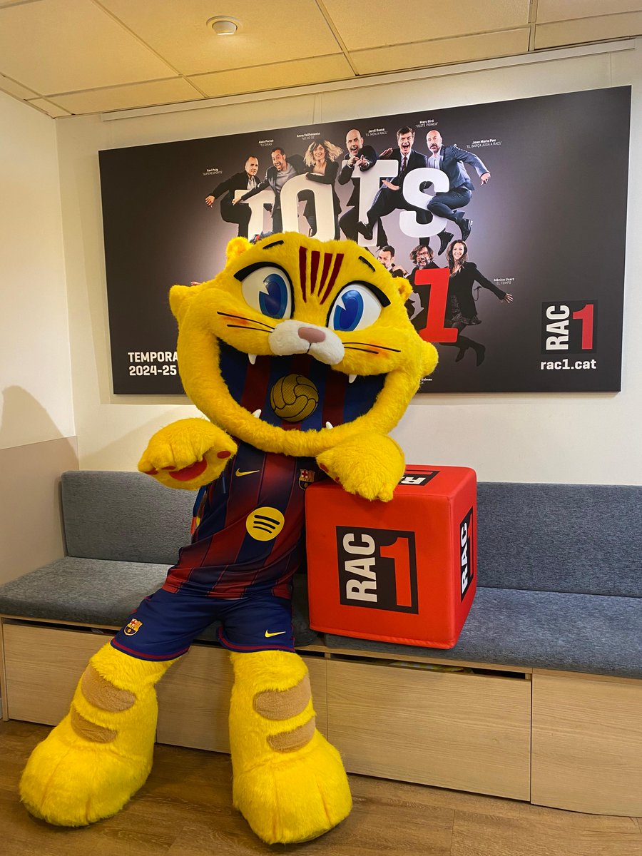 Estem MOLT emocionats perquè avui tenim visita especial‼️ <a href="/TheCatculer/">Catculer</a> <a href="/FCBarcelona_cat/">FC Barcelona</a> 

Ho podeu seguir tot a: rac1.cat/directe