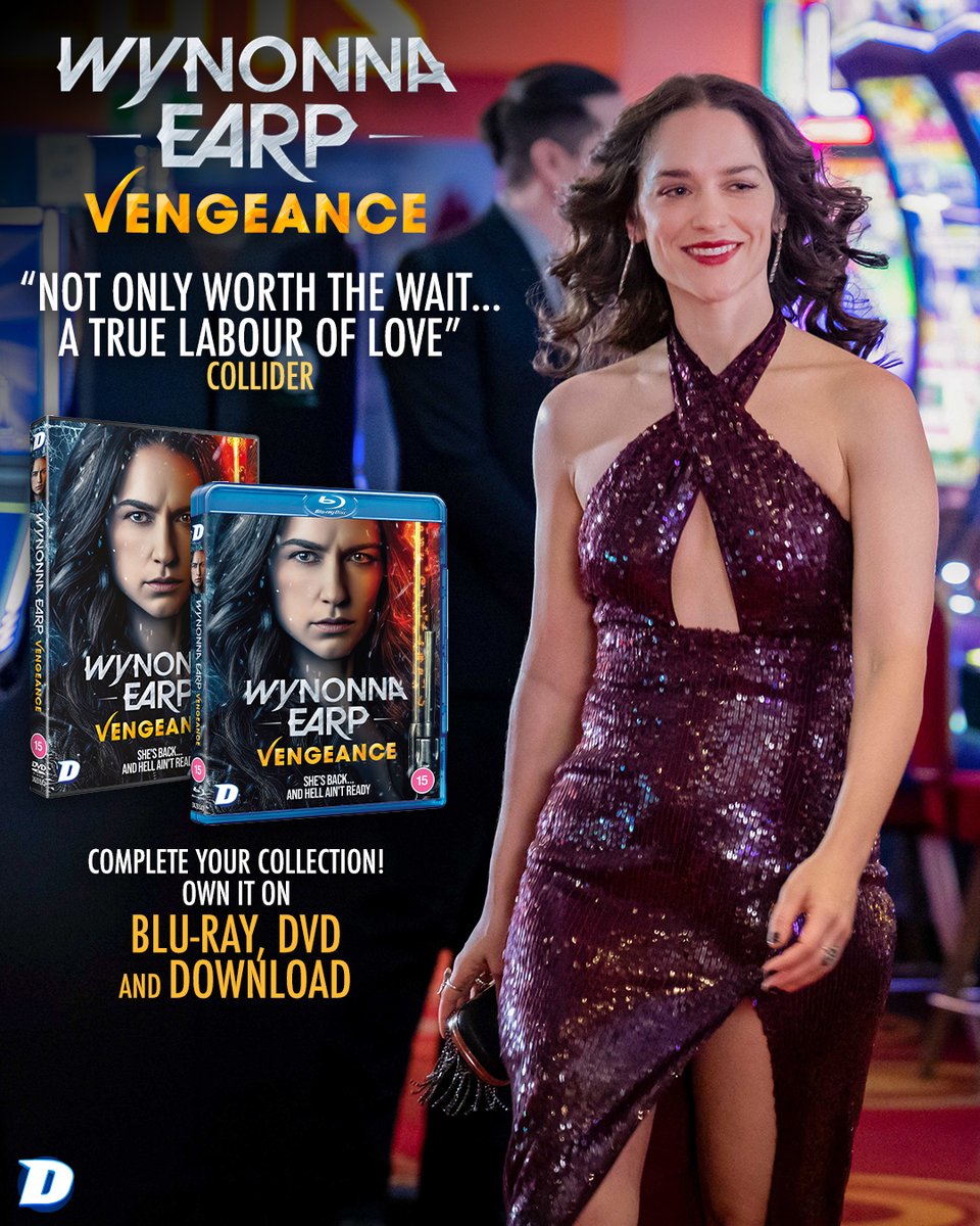 DazzlerMedia's tweet image. Wynonna Earp: Vengeance comes home on Blu-ray, DVD &amp;amp; Download from 6th October! 🔥💿

Get ready for the thrilling spin-off movie of this smash hit series! "Not only worth the wait, [it's] a true labour of love" says @Collider 😍 @WynonnaEarp 

Pre-order #WynonnaEarp:…