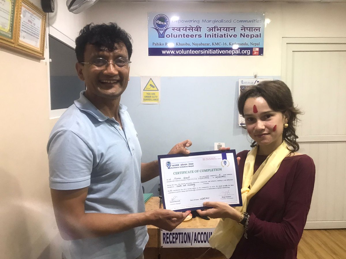vinnepal's tweet photo. We're incredibly grateful to our dedicated volunteers from around the globe who are making a significant impact through their work with VIN. 🤝🌼

#GlobalPartnerships #Donate #Volunteer #Nepal #volunteersinitativeNepal #VolunteerinNepal #VINvolunteers #Holisticdevelopmetapproch https://t.co/oYOsSu28hz