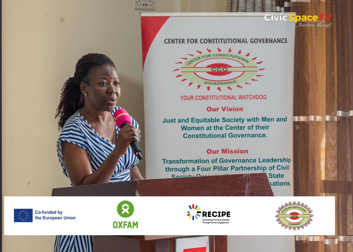 The protection under the Constitution is supplemented by the Data Protection and Privacy Act (Cap 97), and the Data Protection and Privacy Regulations, 2021.
<a href="/OxfamIreland/">Oxfam Ireland</a>  <a href="/SarahBireete/">Dr. Bireete Sarah</a>
#DigitalRightsUG #CivicSpaceUG #RECIPEPROJECT

Showing on youtube.com/live/d51le0MIQ…