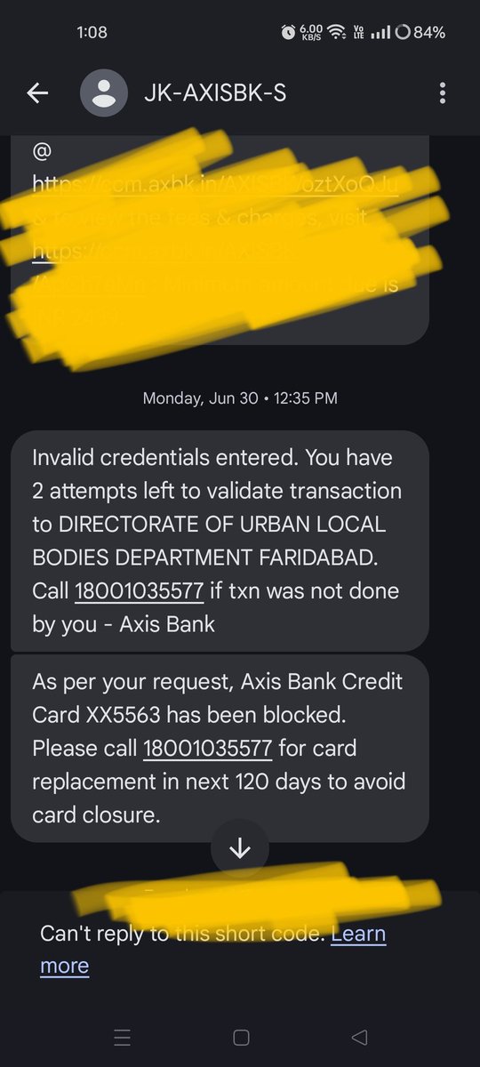 Itsdevthapa's tweet photo. @AxisBankSupport 🚨 Someone is repeatedly trying to log in to my account. Despite blocking &amp; reissuing my card, issue persists. Customer care only gave generic replies &amp; even sold me a new credit card instead of resolving! Unacceptable. @RBI @AxisBank #CustomerRights https://t.co/bnV5uQpAIJ