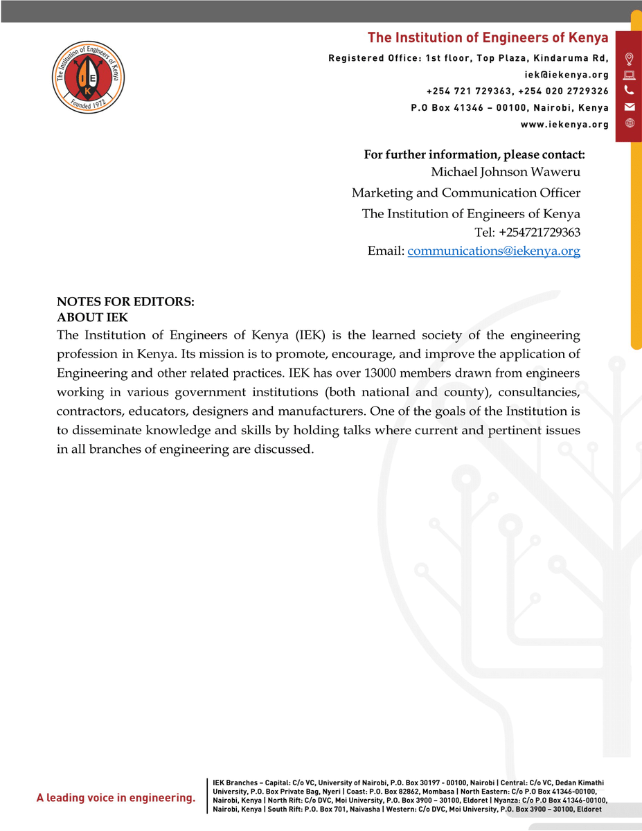 IEK STATEMENT ON THE “EMPLOYMENT FOR 10,000 ENGINEERS” CAMPAIGN: LAUNCH OF PUBLIC PETITION AND PEACEFUL MARCH

Read the full statement here: shorturl.at/iq7db