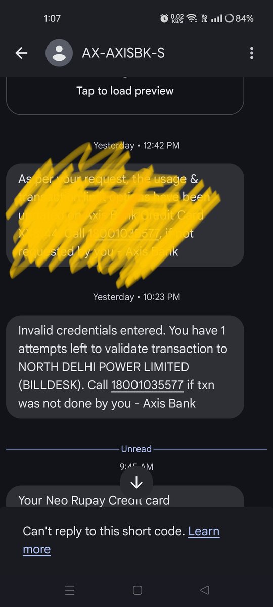 Itsdevthapa's tweet photo. @AxisBankSupport 🚨 Someone is repeatedly trying to log in to my account. Despite blocking &amp; reissuing my card, issue persists. Customer care only gave generic replies &amp; even sold me a new credit card instead of resolving! Unacceptable. @RBI @AxisBank #CustomerRights https://t.co/bnV5uQpAIJ