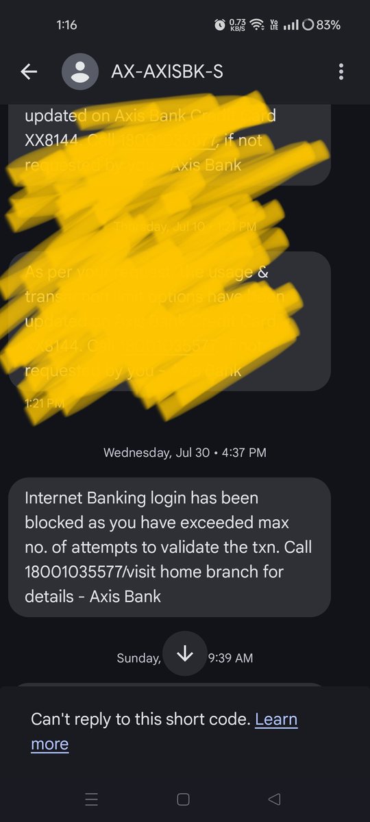 Itsdevthapa's tweet photo. @AxisBank @AxisBankSupport https://t.co/8oqgBCRTUv