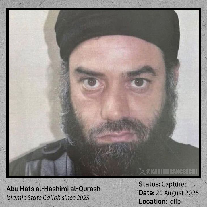 karimfranceschi's tweet image. BREAKING: @CJTFOIR says it captured ISIS caliph Abu Hafs al-Hashimi al-Qurashi in Atimah, #Idlib — ~20 km from Barisha, where Abu Bakr al-Baghdadi was found. French ISIS nationals were detained with him. Developing... #Syria