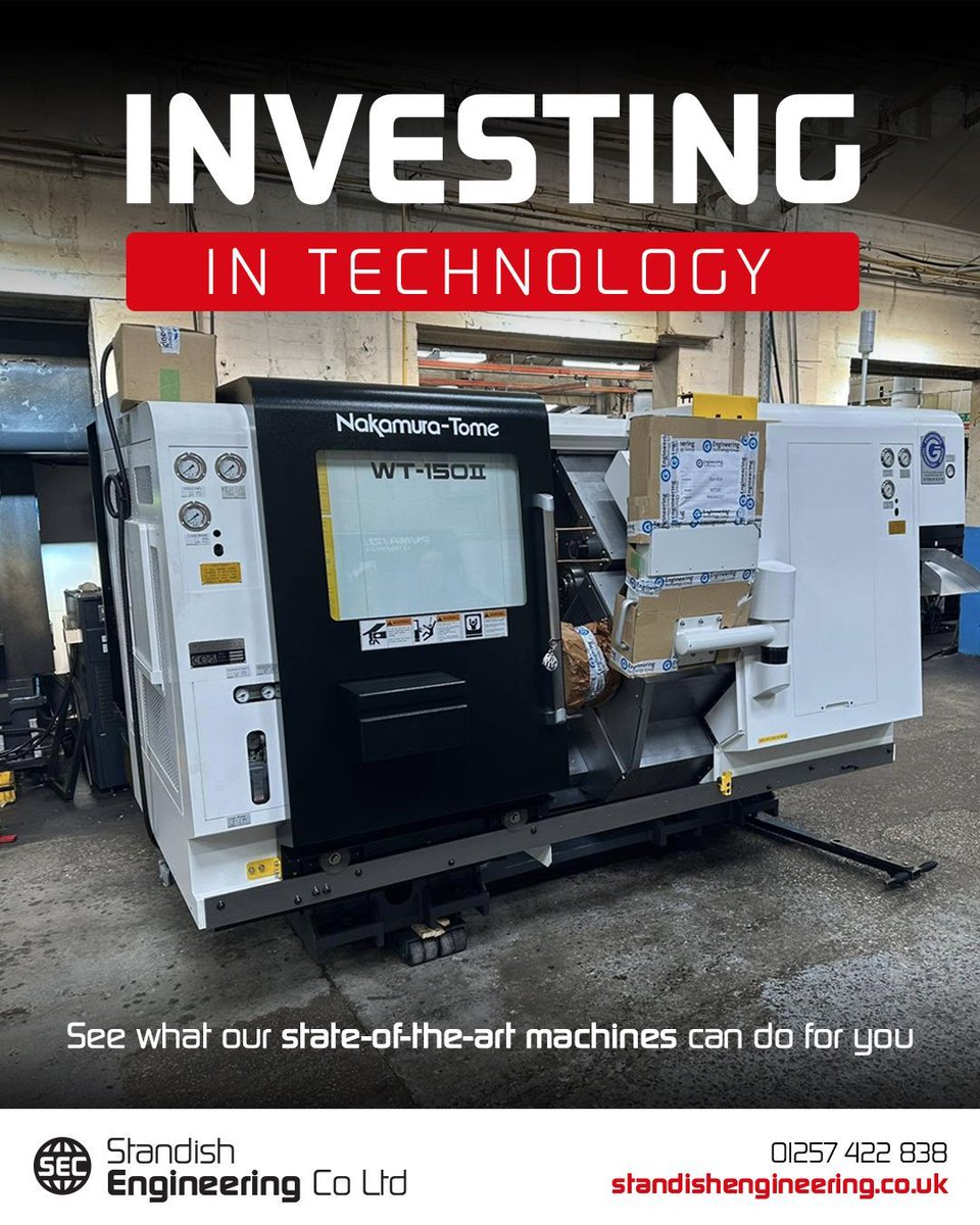 Standish Engineering Company Ltd (@standish_eng) on Twitter photo Investing in Technology
We keep raising the bar by investing in the latest CNC technology increasing our capacity, efficiency, and accuracy.
See what our state-of-the-art machines can do for you:
📞 01257 422 838
📧 info@cnc-machining.co.uk
🌍 standishengineering.co.uk Investing in Technology
We keep raising the bar by investing in the latest CNC technology increasing our capacity, efficiency, and accuracy.
See what our state-of-the-art machines can do for you:
📞 01257 422 838
📧 info@cnc-machining.co.uk
🌍 standishengineering.co.uk