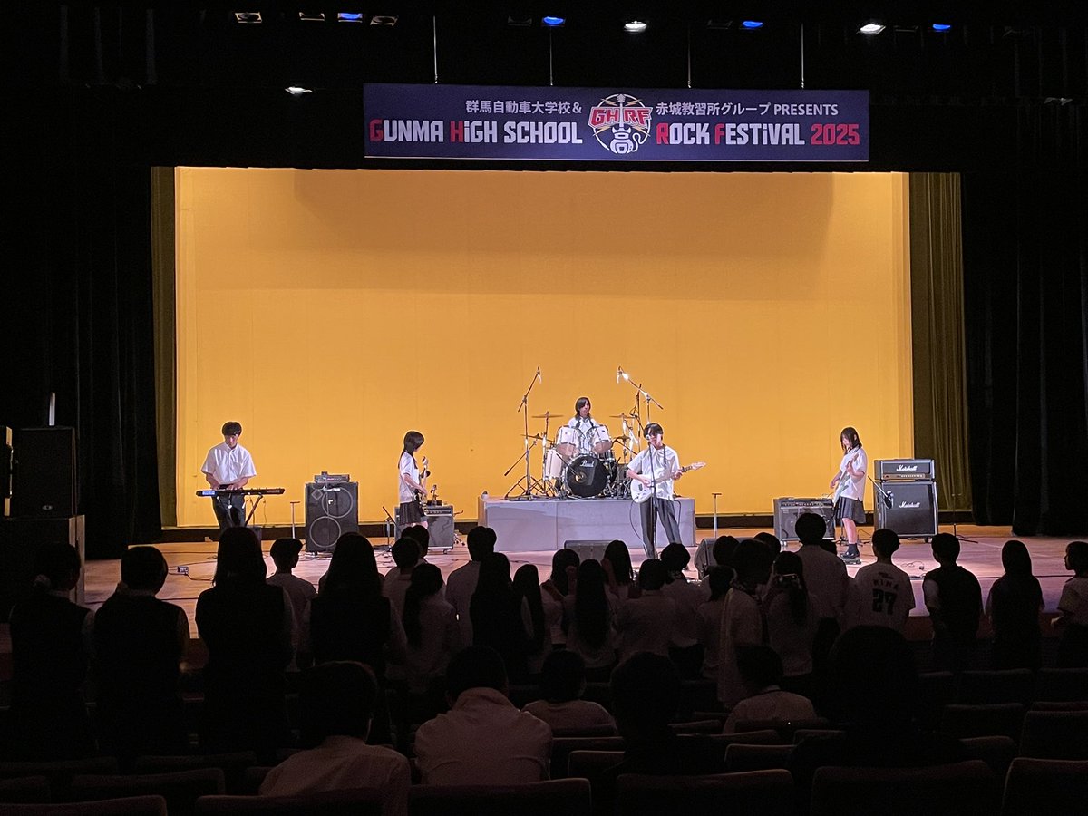 ぐんまハイスクールロックフェス2025本選大会

特別賞・ベストテクニカル賞
高崎商科大学附属高等学校
（fail note：フェイルノート）