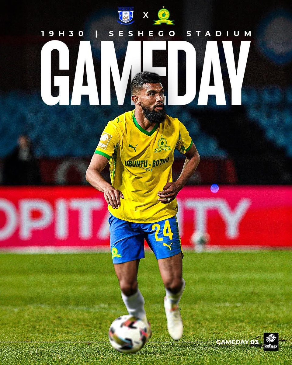 💛✨ Tonight, Seshego Rises! ✨💛

Tonight, Seshego becomes more than just a stadium it becomes the home of passion, pride, and unstoppable support. 

This is the night where Limpopo unites, where every Masandawana son and daughter gathers to lift our champions higher.

We call