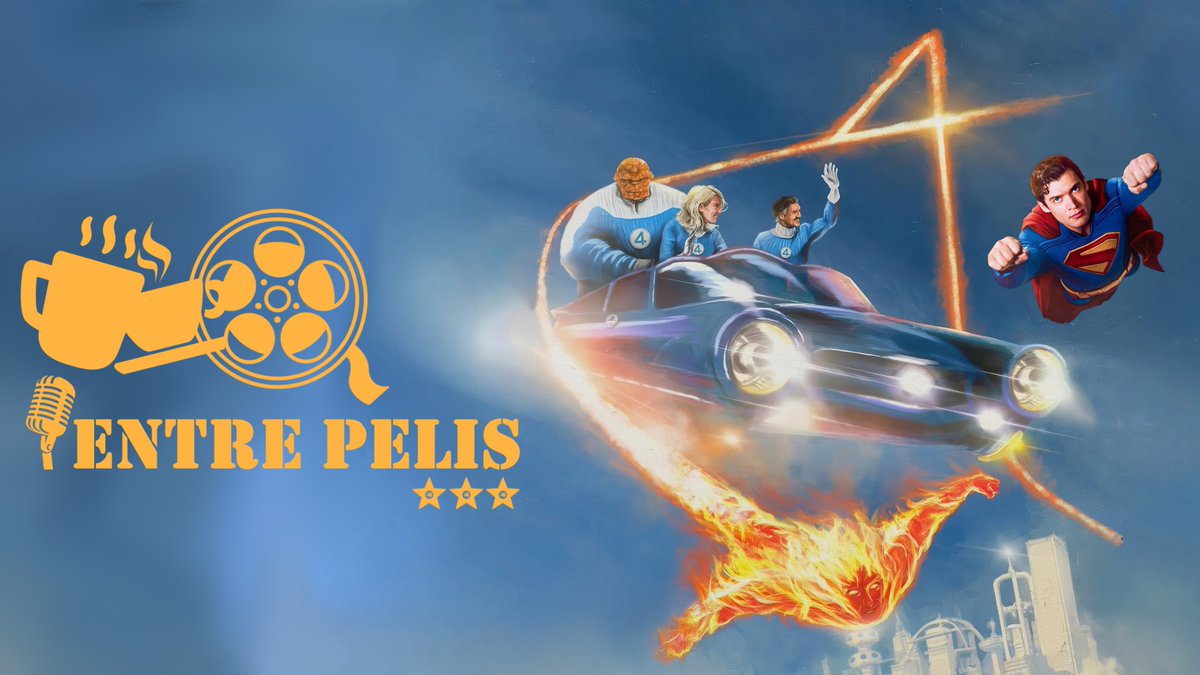 Mira al cielo... ¡que es hora de las tortas! "Volvemos" con un Espresso doble dedicado a los dos blockbusters superheroicos del verano, #FantasticFour y #Superman , con la compañía de <a href="/Eladioku/">Sithvillista</a> y <a href="/BurbujalitdeJc/">BurbujaliterariadeJC</a>
¡Ojo, que va con SPOILERS!

🦸‍♂️4️⃣💬
ivoox.com/entre-pelis-la…