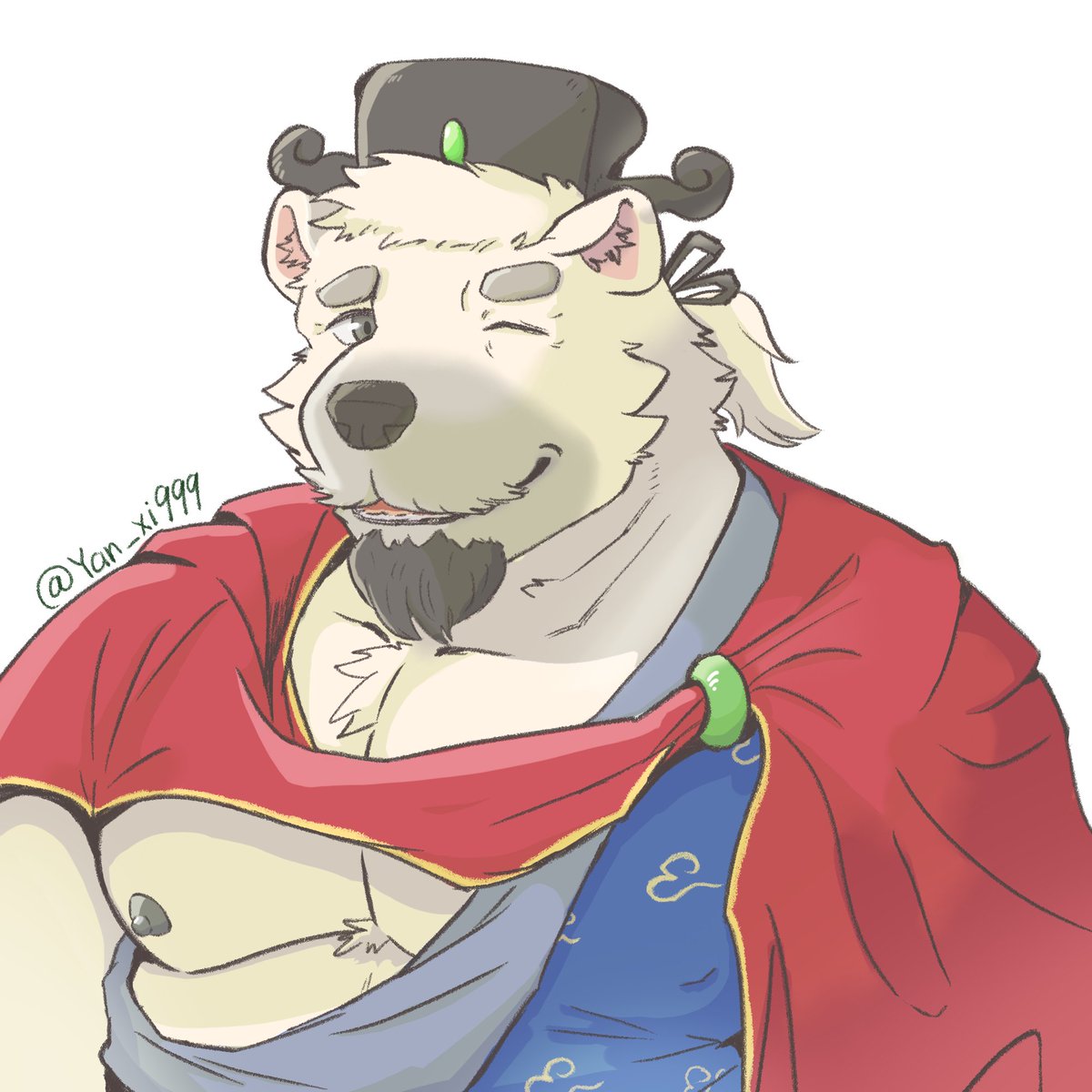 画完了，是<a href="/hitlaier/">Hitlaier</a>家的不绝泉！超帅气！