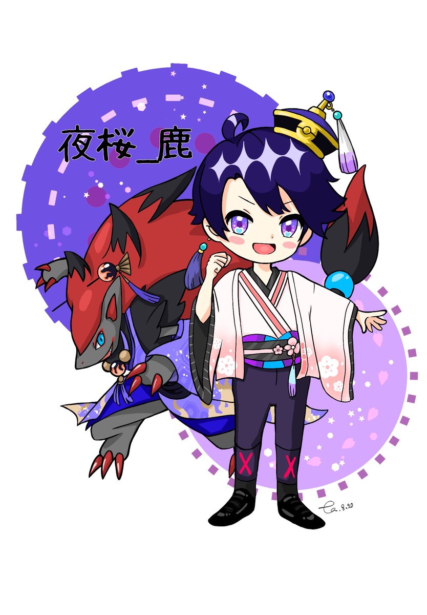 Shika0171's tweet photo. ユナイトでいつも一緒に遊んで頂いている方がイラストを描いてくださいました✧*｡ヾ(｡>﹏<｡)ﾉﾞ✧*。すっごい上手でとてもかっこいです•̀.̫•́✧さらにゾロアークまでつけてくれました✨️✨️本当にこんなものを頂いたのになんもお返しできなさそうですがとっても嬉しいです(ㅅ ;ᯅ; )感謝ﾃﾞｽ https://t.co/2jBN4XLXXx