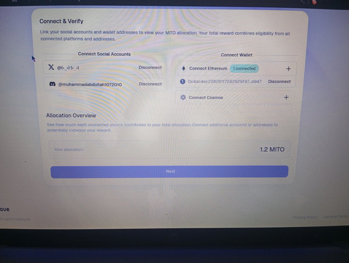 Just got my <a href="/MitosisOrg/">Mitosis</a> allocation 
Is this good?