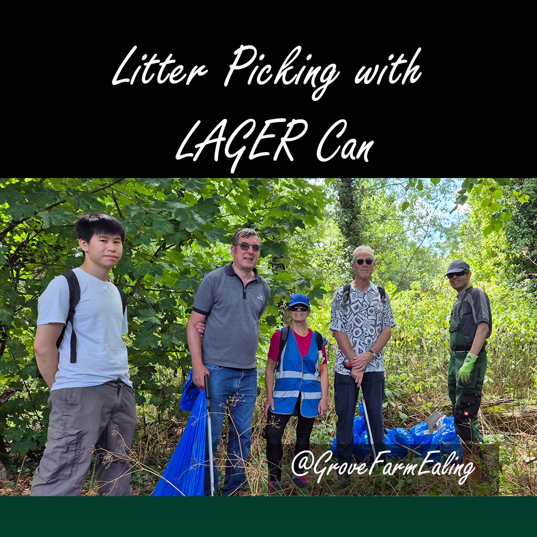 Huge thanks to our volunteers from #friendsofgrovefarm and <a href="/CanLager/">LAGER Can</a> for a rewarding #LitterPick! We cleared 8 bags rubbish, 9 recycling &amp; more unbaggable items. Lunch @ Brokengate Café was well earned! Next: Sat 6 Sep, 10am, David Lloyd r'bout. DM to join!