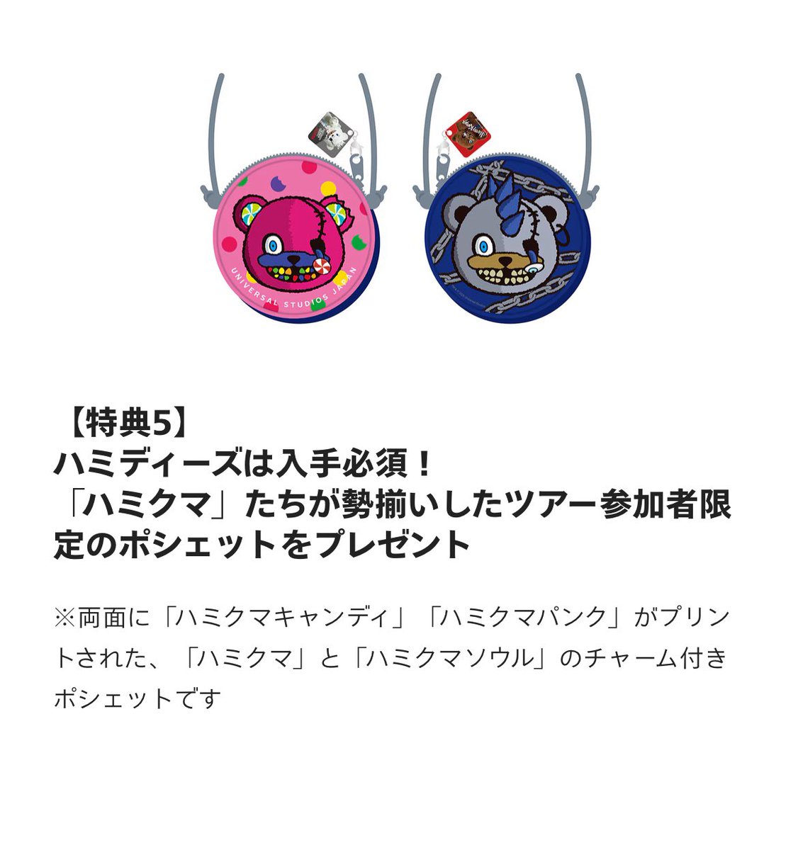 2024VIPツアー特典 ハミクマ ポシェット NAOKI🌏USJファン🌈 on