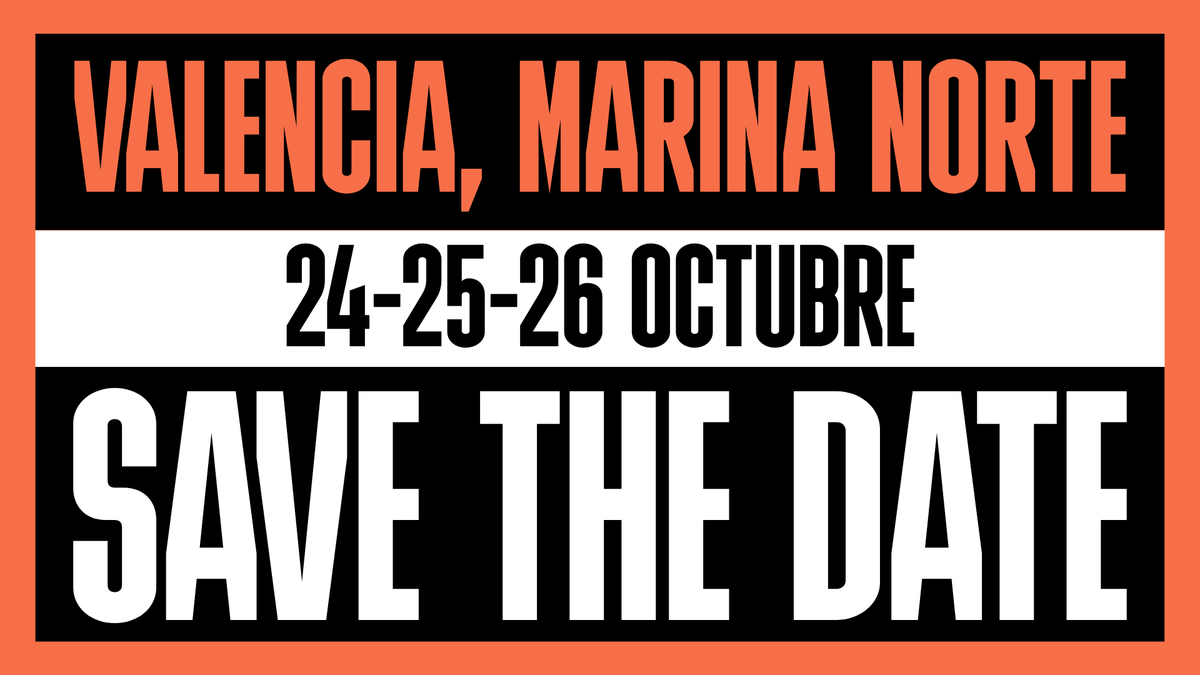 💥 SAVE THE DATE 💥

Volvemos con lo mejor del deporte y la cultura urbana en Valencia

📅 24 al 26 de octubre 2025
📍 La Marina Norte, Valencia

veso.co

#VESO25