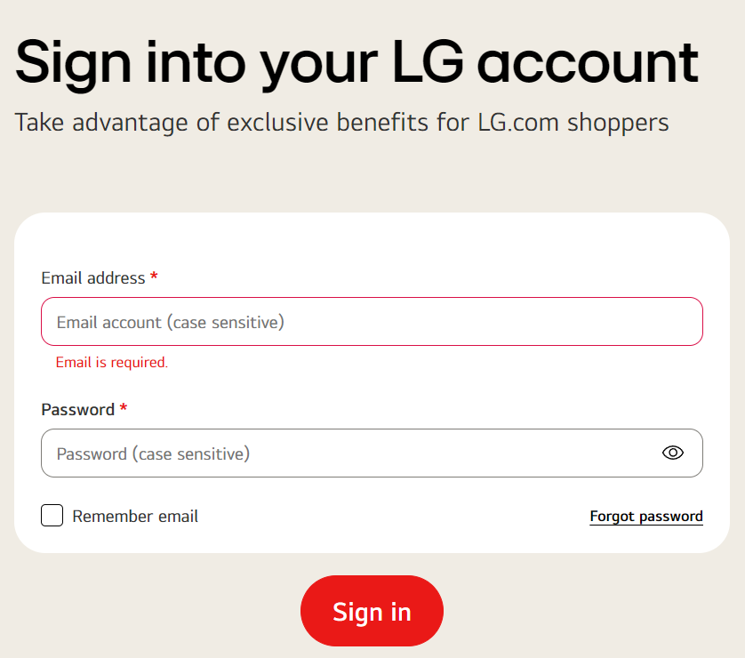 Hey <a href="/LGIndia/">LG India</a> - email can't be case sensitive 😀