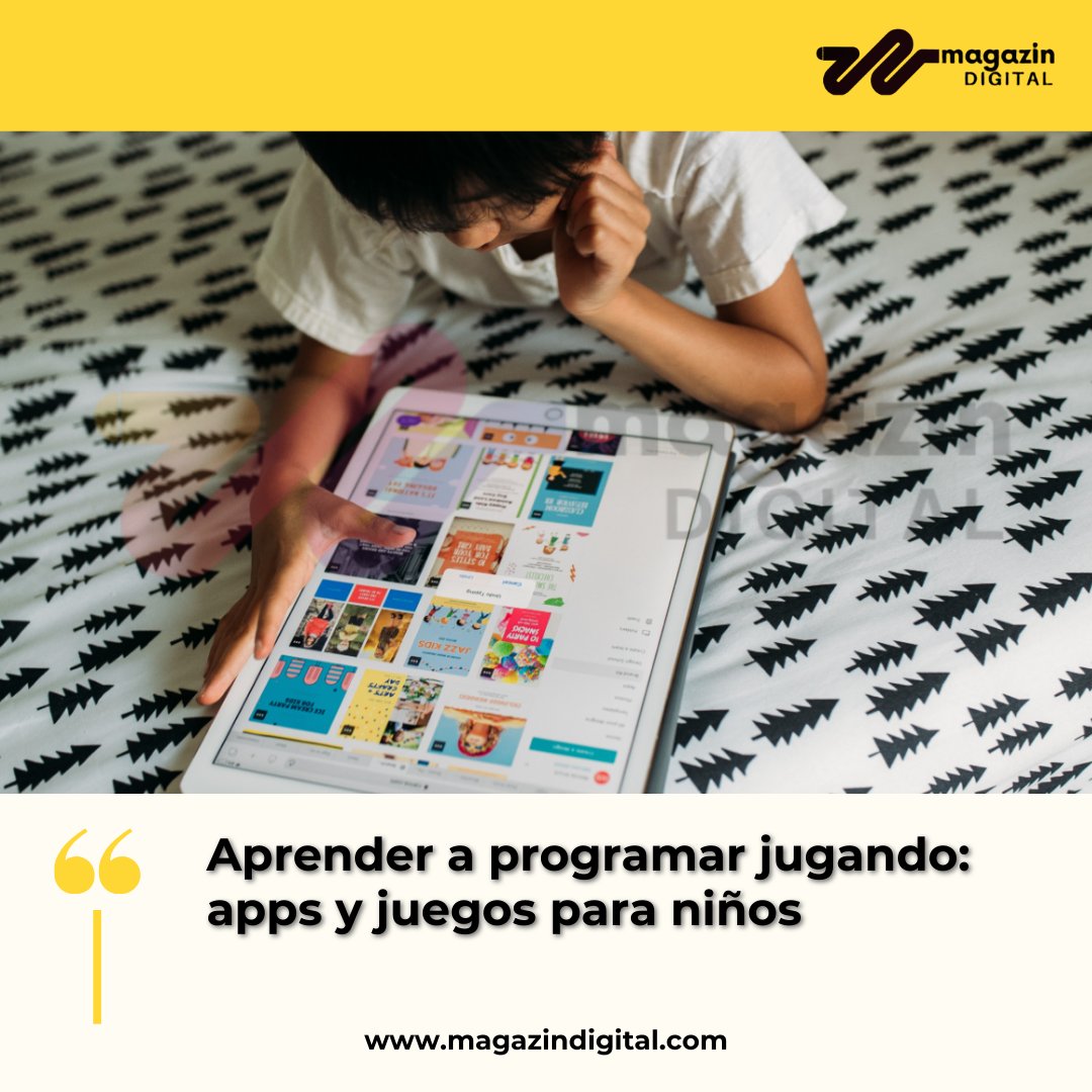 magazindigiesp's tweet image. 💻 Programar puede ser un juego para los más pequeños. Apps como Scratch y Lightbot enseñan lógica y creatividad de forma divertida.
👉 Aprende más: acortar.link/N74QwW
#ProgramaciónNiños #CodingKids #AprenderJugando #EducaciónDigital #JuegosEducativos