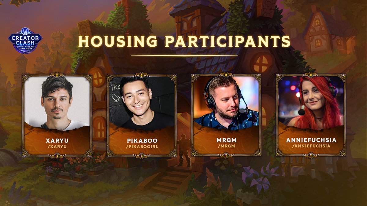 WoWEsports's tweet image. The Housing Showcase has begun!

Check out the Creators moving into the neighborhood, and watch as they turn houses into homes!🏡