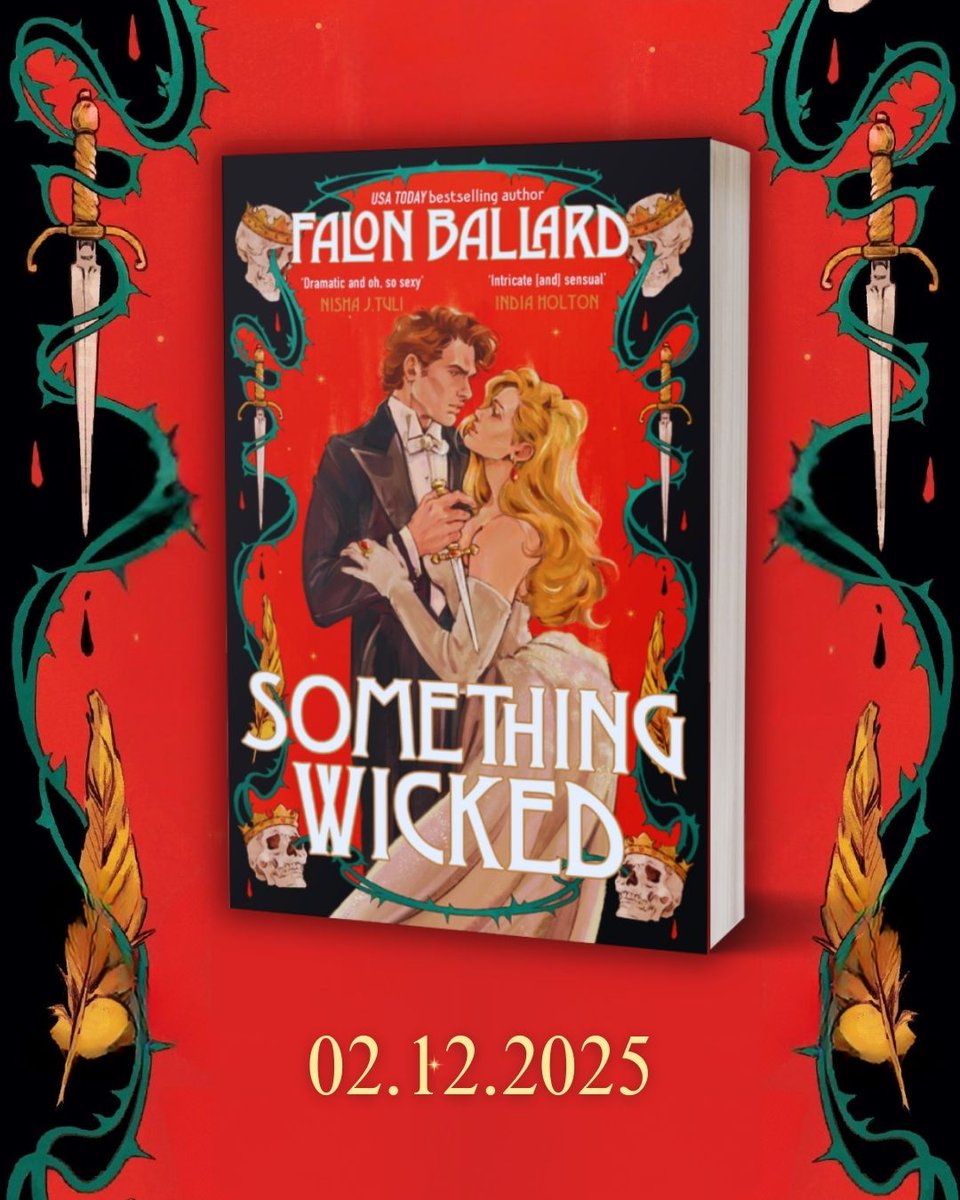 ❤️‍🔥COMING 02.12.2025❤️‍🔥

We’re thrilled to share that SOMETHING WICKED, seductive and hypnotic new romantasy from <a href="/FalonBallard/">Falon JUST MY TYPE IS OUT NOW!</a>, is coming this December!

❤️‍🔥👑🔥

Pre-order today: geni.us/SW-FB