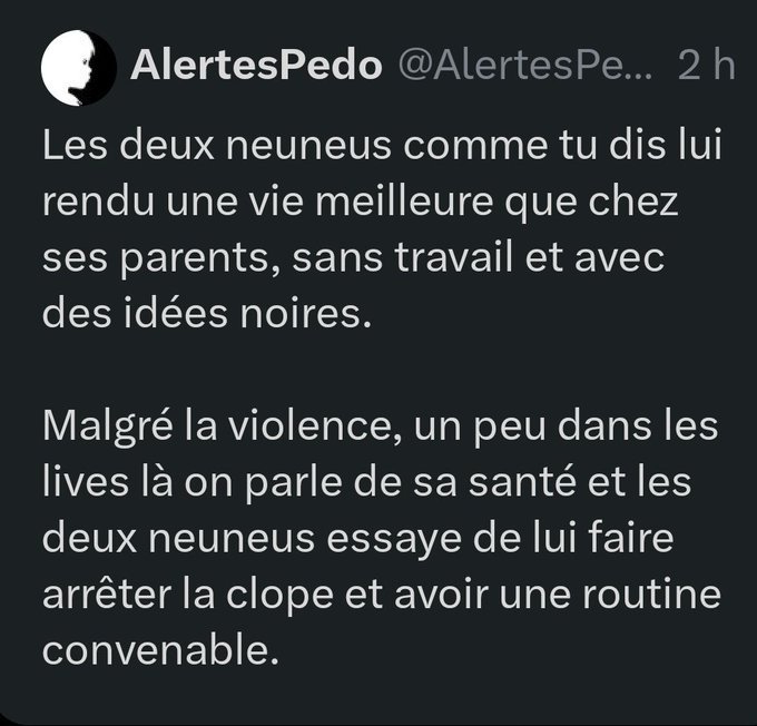 Amir_Intel (@amir_intel) on Twitter photo 9/ Le compte Twitter de merde <a href="/AlertesPed0/">AlertesPedo</a>, même s'il semble avoir fait le ménage depuis il comptait dans ses équipes des personnes peu recommandables. 9/ Le compte Twitter de merde <a href="/AlertesPed0/">AlertesPedo</a>, même s'il semble avoir fait le ménage depuis il comptait dans ses équipes des personnes peu recommandables.